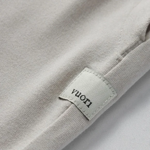 NWOT Vuori Halo Essential Wideleg Pant Ecru Heather Women’s Small - Picture 5 of 9